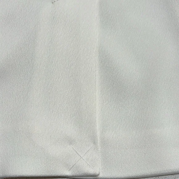 Express - White Satin Effect Tuxedo Blazer - Size 10 - Picture 9 of 11